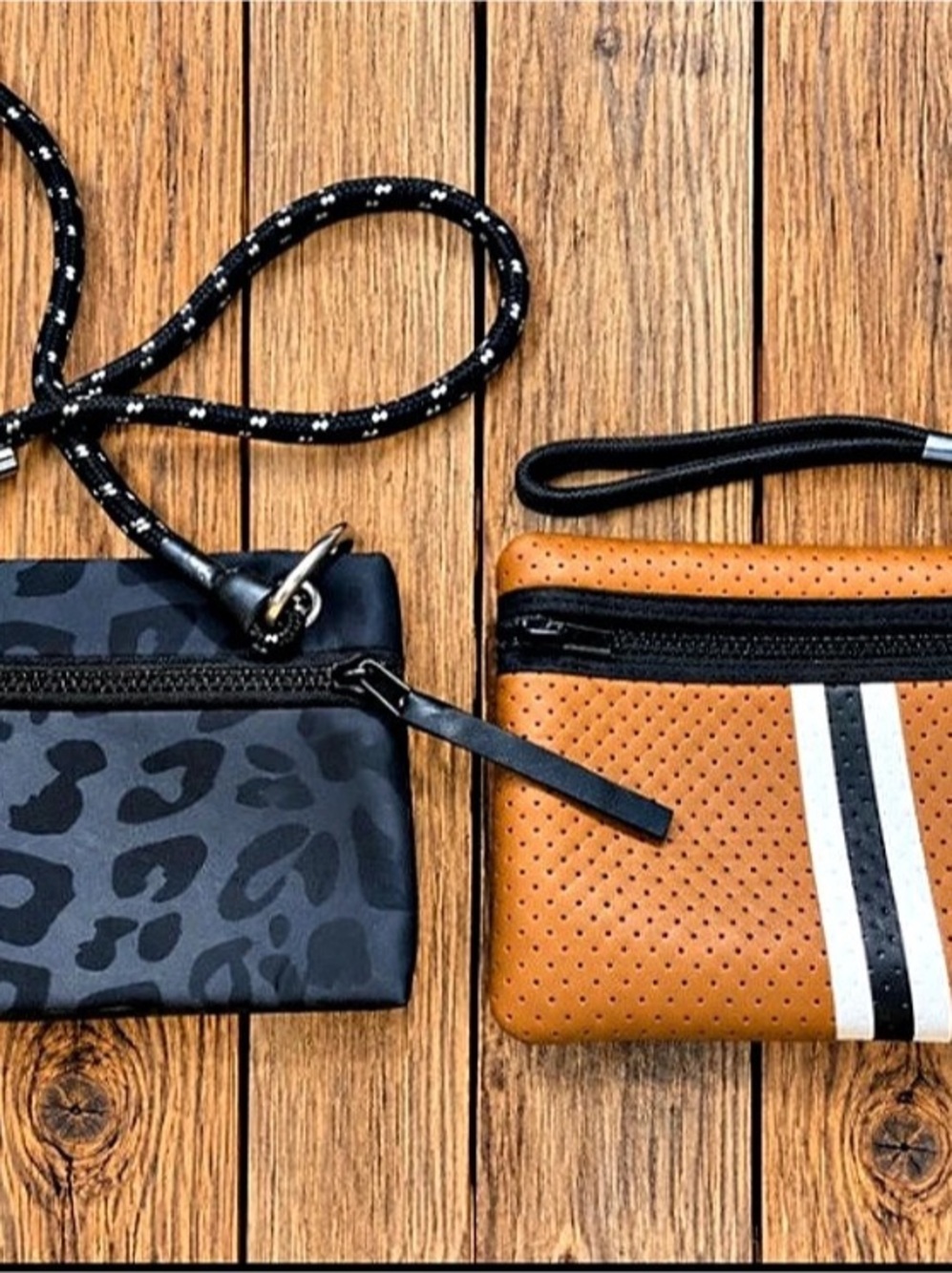 Crossbody Bags in Black & Orange